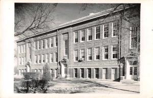 Vermillion South Dakota birds eye view local high school real photo pc Z45640