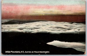 Vtg White Mountains NH Sunrise on Mount Washington 1910s View Postcard