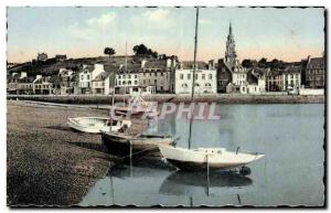Postcard Old Binic docks at high tide View Boat