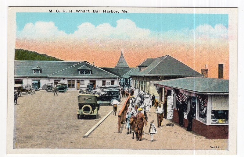 Bar Harbor, Me. M. C. R. R. Wharf