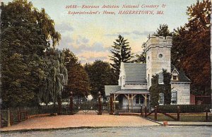 Entrance Antietam National Cemetery and Superintendent's House Hagerstown, Ma...