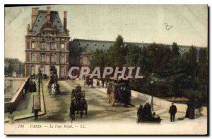 Postcard Old Paris Pont Royal