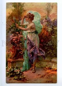 226782 BELLE NYMPH Ganden MIRROR by ZATZKA Vintage PC