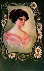 Beautiful Lady Flower Border