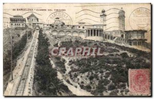 Old Postcard Barcelona Spain Espana Spain Cumbre del Tibidabo