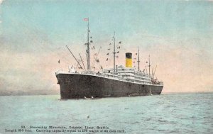 SEATTLE, WA Washington  STEAMSHIP MINNESOTA~Oriental Liner  c1910's Postcard