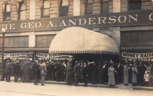 Real Photo Postcard The Geo. A. Anderson Department Store Sale, Canada~111906