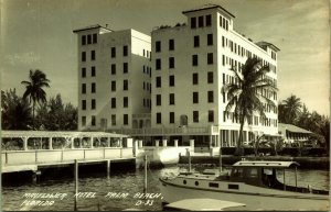 RPPC Mayflower Hotel Palm Beach Florida Real Photo Postcard