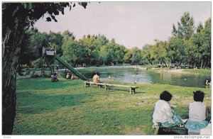 River Bend Park, erected and maintained by the Lions Club of Neepawa, Manitob...