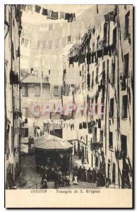 Postcard Old Truogoli di Genova S Brigida