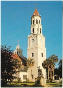 The Cathedral Of St. Augustine, Florida, 1987 Chrome Postcard