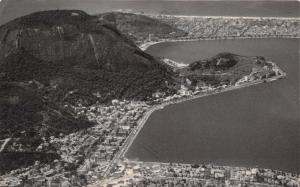 RIO DE JANEIRO BRAZIL~PANORAMIC VIEW PHOTO POSTCARD 1961