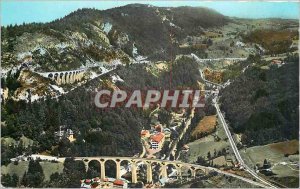 Modern Postcard Morez Jura four viaducts