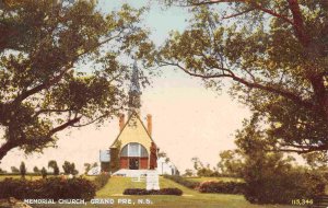 Memorial Chapel Grand Pre Nova Scotia Canada postcard