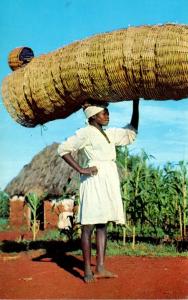 Haiti Basket Vendor Ti-Tantine On Way From Furcy To Kenscoff Market