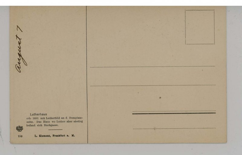 Germany - Frankfurt. Lutherhaus & Hainerhof