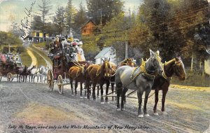 Tally-ho stage, used only in the White Mountains of New Hampshire USA Stageco...