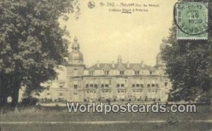 Chateau Royal d'Ardenne Houyet, Belgium 1920 Stamp on front 