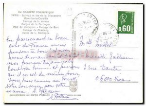 Postcard Modern Gorges Dams Lakes Correze