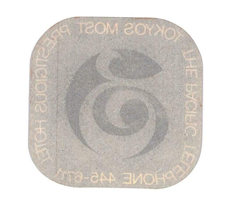 Vintage The Pacific Tokyos Most Prestigious Hotel Japan Luggage Label