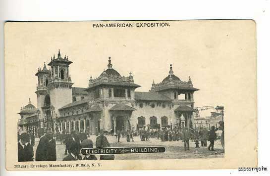 Pan-American Expo Electricity Postcard