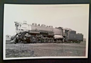 Mint Vintage Chicago, Burlington and Quincy Railroad #6104 Real Photo Postcard
