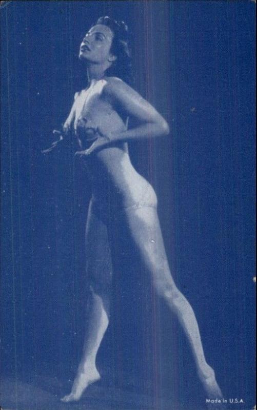 Sexy Pin-Up Woman Semi Nude Arcade Exhibit Card c1920s-30s #11