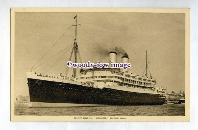 pf7117 - Orient Line Liner - Orion , built 1935 - postcard