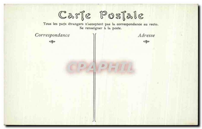 Old Postcard Chateau de Chantilly House Silvie