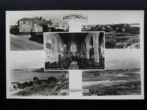 Devon THURLESTONE 5 Image Multi View - Old RP Postcard by Ken E. Ruth