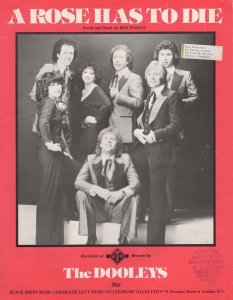 A Rose Has To Die The Dooleys Sheet Music