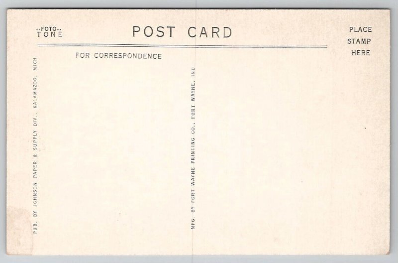 Grand Rapids MI Rowe Hotel Michigan Postcard D31