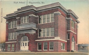 G83/ Higginsville Missouri Postcard c1910 High School Building