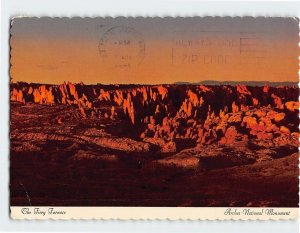 Postcard The Fiery Furnace, Arches National Monument, Utah