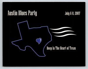 2007  Austin  Blues Party    Postcard