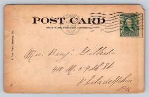 1907  Reading  Pennsylvania     Postcard