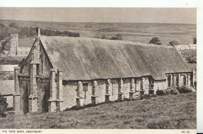 Dorset Postcard - The Tithe Barn - Abbotsbury - Ref 17116A