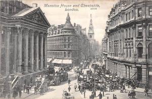 uk33758 mansion house and cheapside london real photo  uk