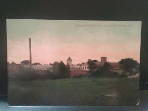 Postcard Harrisvill Mills, Nos. 1,2,and 3 Harrisville, RI  1908    Z5