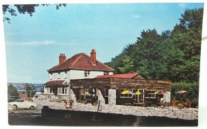 Burrington Combe Cafe Rock of Ages Mendip Hills Somerset Vintage Postcard 1966