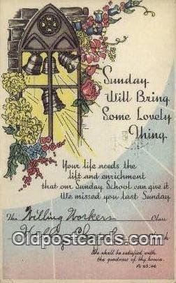 Sunday will bring some lovely thing Religious Angles 1950 wear left bottom co...