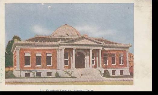 California Eureka Carnegie Library 1907