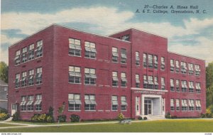 GREENSBORO, North Carolina, 30-40s: Charles A. Hines Hall, A. & T. College