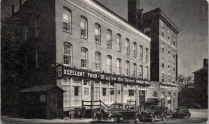 Postcard Wiggins Old Tavern & Hotel Northampton, Massachusetts~133643