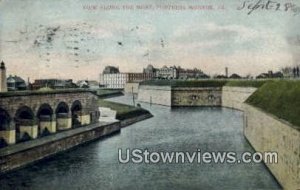 View Along The Moat - Fortress Monroe, Virginia