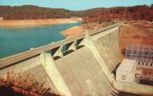 Vintage Postcard Norris Dam Clinch River George W. Norris Knoxville Tennessee TN