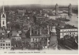 London Postcard - General View From The Monument  RR8882