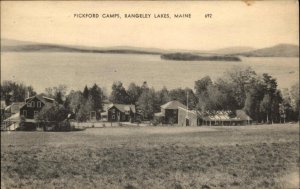 Vintage Postcard RANGELEY LAKES MAINE ME Pickford Camps
