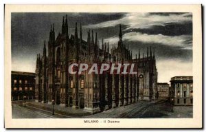 Old Postcard Milano Il Duomo