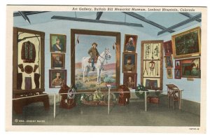 Postcard Art Gallery Buffalo Bill Memorial Museum Lookout Mtn CO